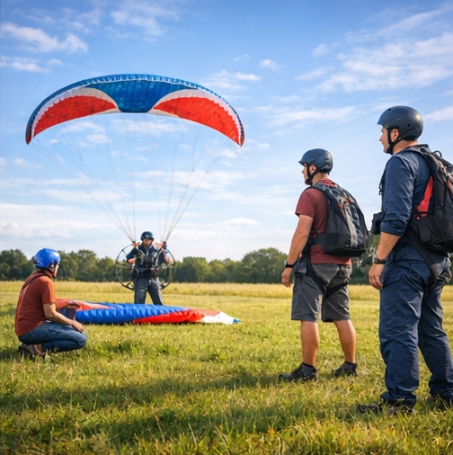 Ground training and layout practice